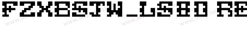 FZXBSJW_LS80 Regular字体转换